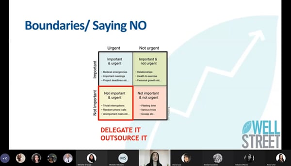 Healthy work life balance