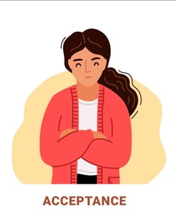 Acceptance- 5 Stages of Divorce Grief