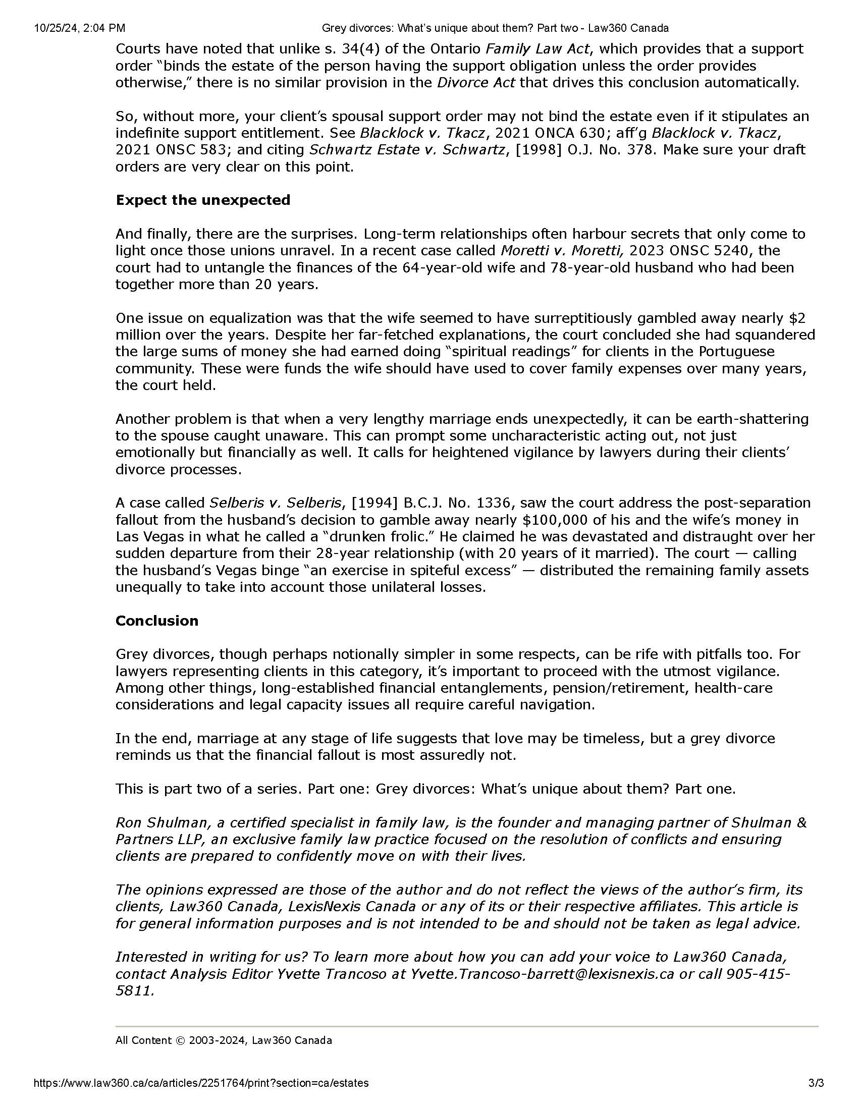 Ron Shulman - Grey divorces_ Whats unique about them_ Part two - Law360 Canada_Page_3-2